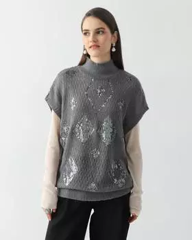 Жилет, р. 54, цвет Серый