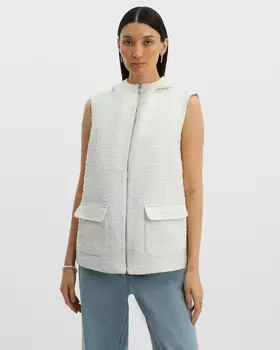 Жилет, р. L, цвет Молочный