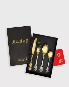 Столовые приборы с электрическими витаминами, 4 предмета