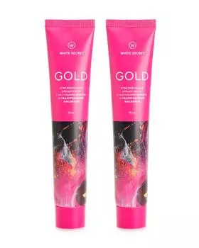 Зубная паста GOLD отбеливающая, 2 шт