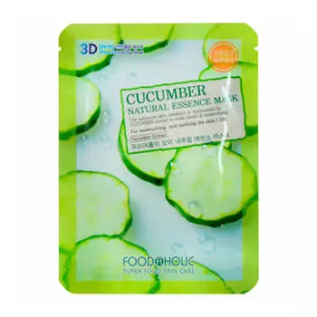 3D Маска для лица FoodaHolic Cucumber Natural Essence 3D Mask