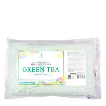 Альгинатная маска Anskin Green Tea Modeling Mask (Refill)