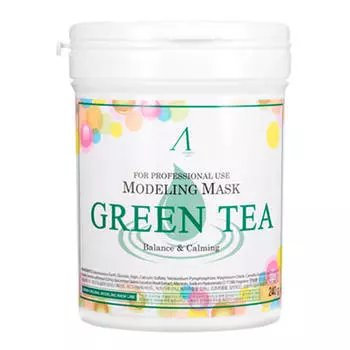 Альгинатная маска Anskin Green Tea Modeling Mask