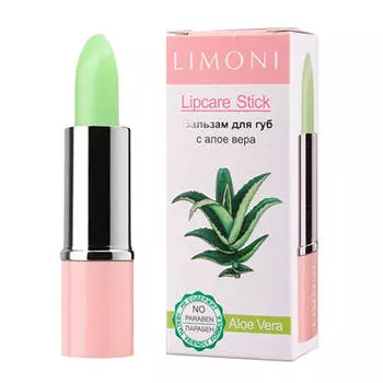 Бальзам для губ Limoni Lipcare Stick #6 Алое вера