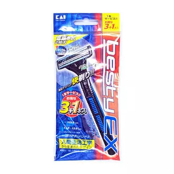Бритва мужская Kai Razor BSTX-3+1 (3+1 шт.)