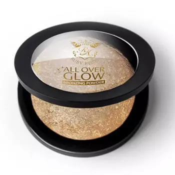 Бронзирующая пудра для лица Kiss All Over Glow Bronzing Powder #ABP04 Deep Glow