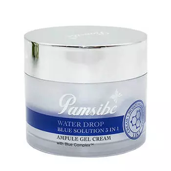 Гель для лица Pams Water Drop Blue Solution 3 in 1 Ampule Gel Cream
