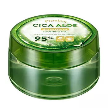 Гель с алоэ и центеллой азиатской Missha Premium Cica Aloe Soothing Gel