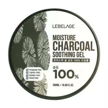 Гель с древесным углём Lebelage Moisture Charcoal 100% Soothing Gel