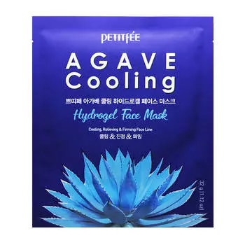 Гидрогелевая маска Petitfee Agave Cooling Hydrogel Face Mask