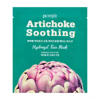 Гидрогелевая маска Petitfee Artichoke Soothing Hydrogel Face Mask