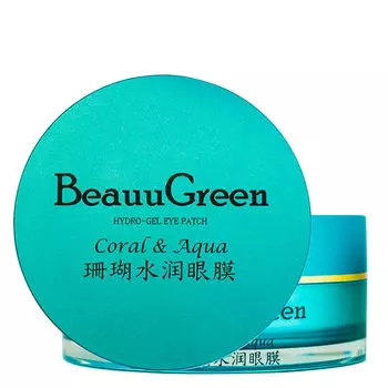 Гидрогелевые патчи BeauuGreen Coral &amp; Aqua Hydrogel Eye Patch