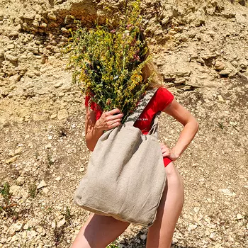 Эко сумка-шоппер SIFO с карманом - 35*40см