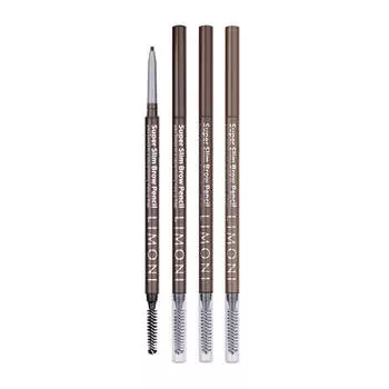 Карандаш для бровей Limoni Super Slim Brow Pencil