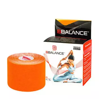 Кинезио тейп BBTape (5см*5м) #11 Orange | Оранжевый