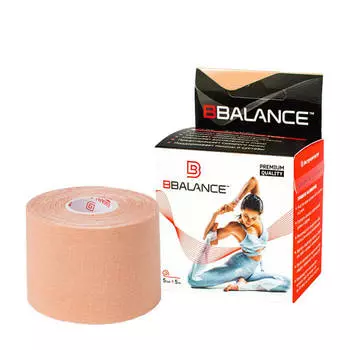 Кинезио тейп BBTape (5см*5м) #1 Beige | Бежевый