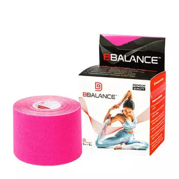 Кинезио тейп BBTape (5см*5м) #2 Pink | Розовый