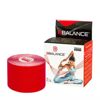 Кинезио тейп BBTape (5см*5м) #7 Red | Красный