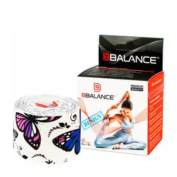 Кинезио тейп BBTape (5см*5м) дизайнерский #1 Butterflies | Бабочки