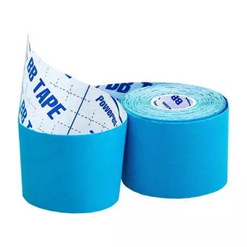 Кинезио тейп BBTape Ice Max (5см*5м) #3 Blue | Голубой