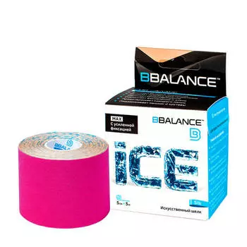 Кинезио тейп BBTape Ice Max (5см*5м) #2 Pink | Розовый