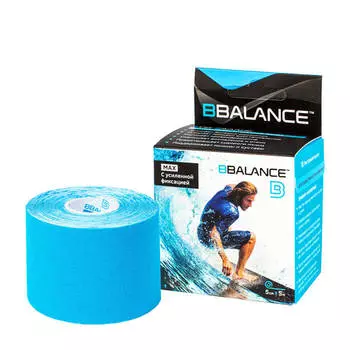 Кинезио тейп BBTape Max (5см*5м) #2 Blue | Голубой