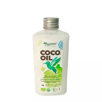 Кокосовое масло Tropicana Organic Cold Pressed Virgin Coconut Oil 100% (250 мл)