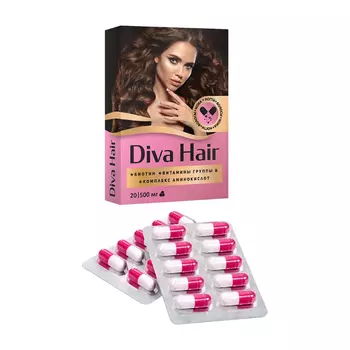 Комплекс для кожи, волос и ногтей Diva Hair