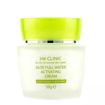 Крем для лица 3W Clinic Aloe Full Water Activating Cream