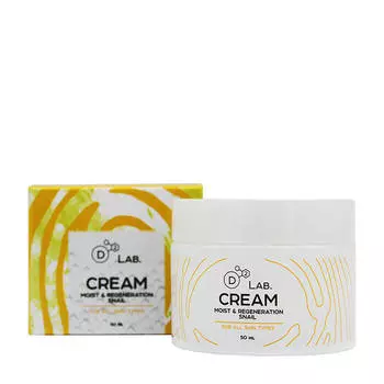 Крем для лица D2 Lab Cream Moist &amp; Regeneration Snail