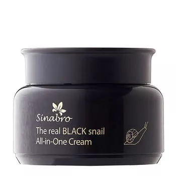 Крем для лица Sinabro The Real Black Snail All-in-one Cream