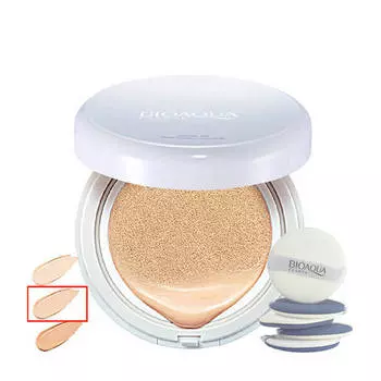 Кушон для лица BioAqua Air Cushion Baby Skin Whitening BB Cream #2 Светлый