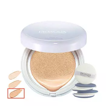 Кушон для лица BioAqua Air Cushion Baby Skin Whitening BB Cream #3 Натуральный