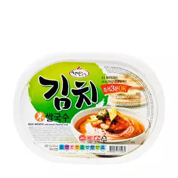 Лапша быстрого приготовления Han's Korea Cooksi Rice Noodle With Kimchi Flavor
