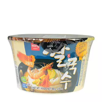 Лапша быстрого приготовления Samjin Wang Rice Noodle With Seafood Flavor