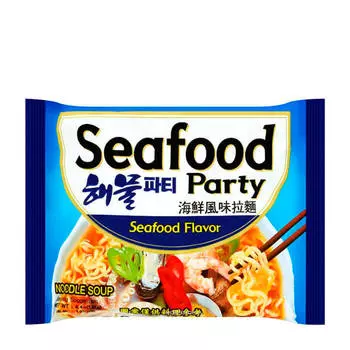 Лапша быстрого приготовления Samyang Seafood Party