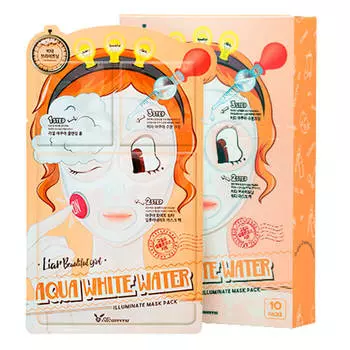 Маска для лица Elizavecca 3-Step Aqua White Water Illuminate Mask Sheet