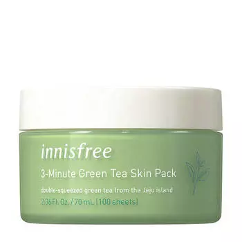 Маска для лица Innisfree 3-Minute Green Tea Skin Pack