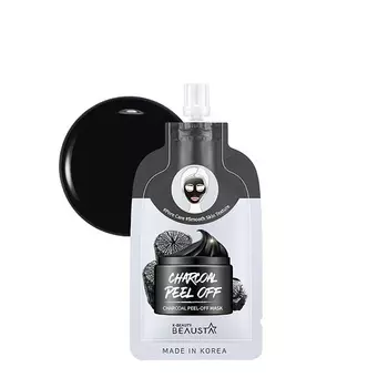 Маска-плёнка Beausta Charcoal Peel Off Mask