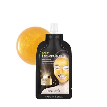 Маска-плёнка Beausta Gold Peel Off Mask