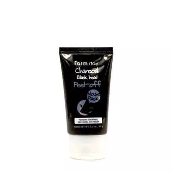 Маска-плёнка FarmStay Charcoal Black Head Peel-Off Nose Pack