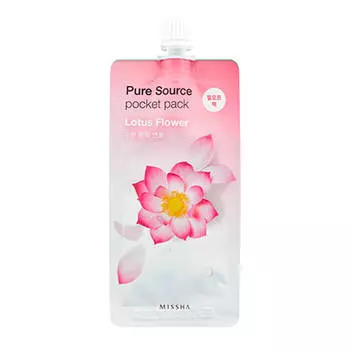 Маска-плёнка Missha Pure Source Pocket Pack - Lotus Flower