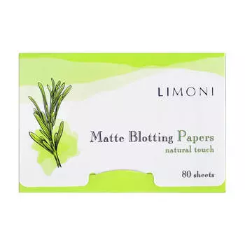 Матирующие салфетки для лица Limoni Matte Blotting Papers