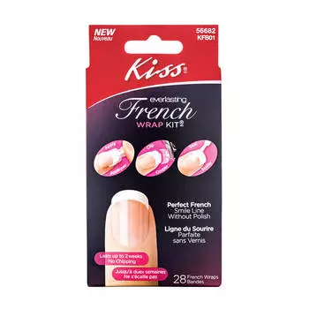 Набор для французского маникюра Kiss Everlasting French Wrap Kit (KFB01)
