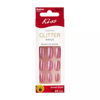 Набор накладных ногтей Kiss Fashion Glitter Nails (DBGN02)