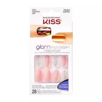 Набор накладных ногтей Kiss Glam Fantasy Nail Kit (KGF09C)