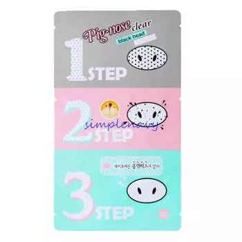 Набор от черных точек Holika Holika Pig-nose Clear Black Head 3-step Kit