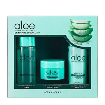 Набор с алоэ Holika Holika Aloe Soothing Essence Skincare Special Kit