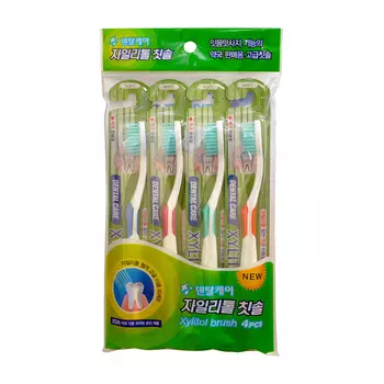 Набор зубных щёток Co Arang Xylitol Toothbrush Set (4 шт.)