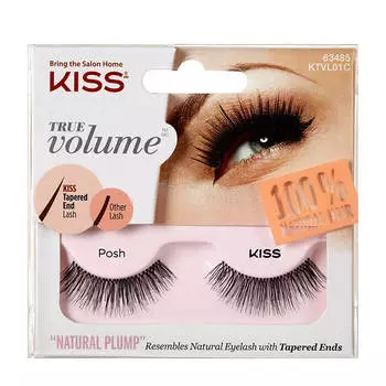 Накладные ресницы Kiss True Volume Lash Posh (KTVL01C)